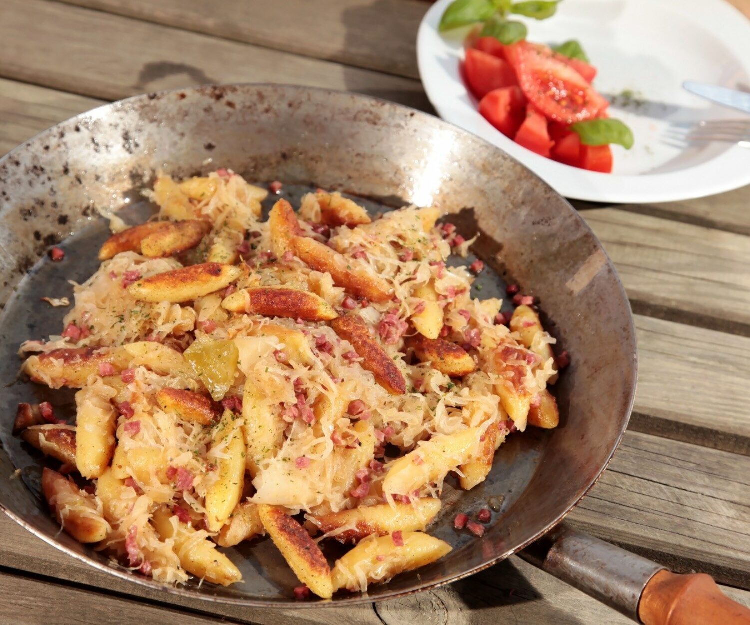 Schwäbische Schupfnudeln - Restaurant Tauberquelle Stuttgart