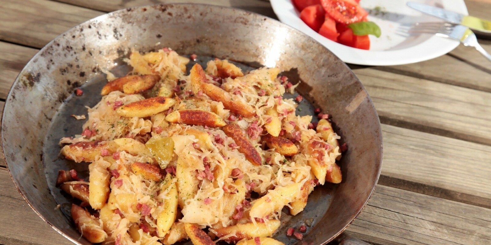 Schwäbische Schupfnudeln - Restaurant Tauberquelle Stuttgart